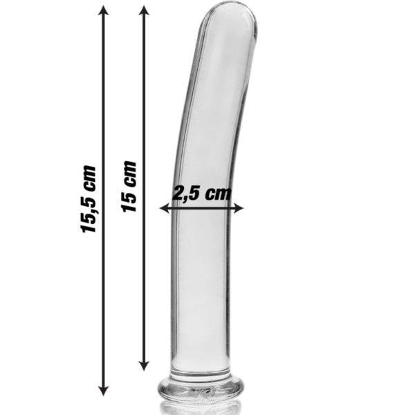 NEBULA SERIES BY IBIZA - MODELO 9 DILDO VIDRO BOROSILICADO 15,5 X 2,5 CM - Image 4