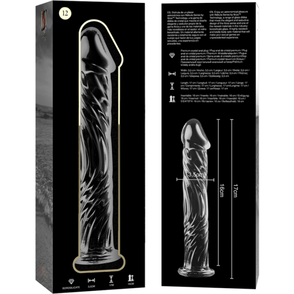 NEBULA SERIES BY IBIZA - MODELO 12 DILDO VIDRO BOROSILICADO 17 X 3,5 CM - Image 5