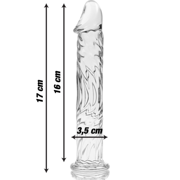 NEBULA SERIES BY IBIZA - MODELO 12 DILDO VIDRO BOROSILICADO 17 X 3,5 CM - Image 4