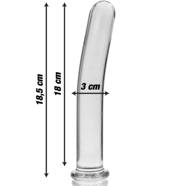 NEBULA SERIES BY IBIZA - MODELO 17 DILDO VIDRO BOROSILICADO 18,5 X 3 CM - Image 4