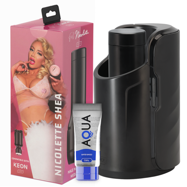 KIIROO KEON + FEEL NICOLETTE SHEA STROKER + AQUA QUALITY LUBE 50 ML