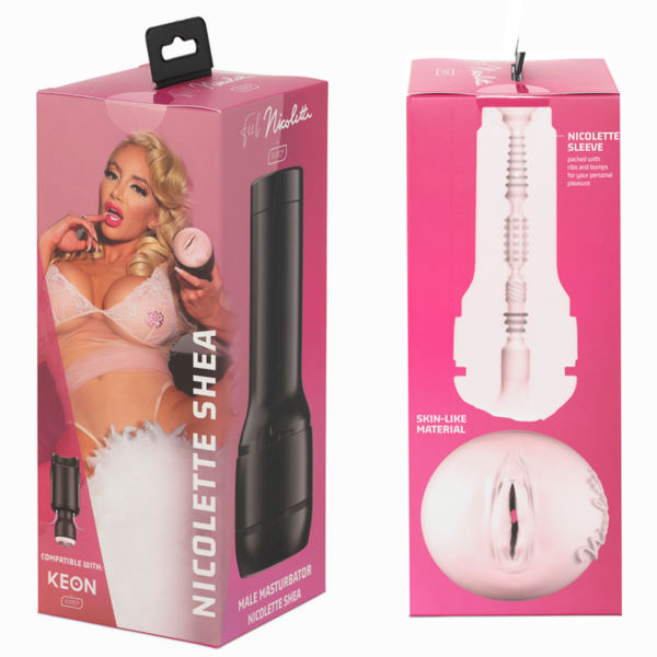 KIIROO KEON + FEEL NICOLETTE SHEA STROKER + AQUA QUALITY LUBE 50 ML - Image 5