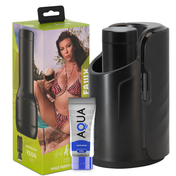 KIIROO KEON + ALEXIS FAWX STROKER + AQUA QUALITY LUBE 50 ML