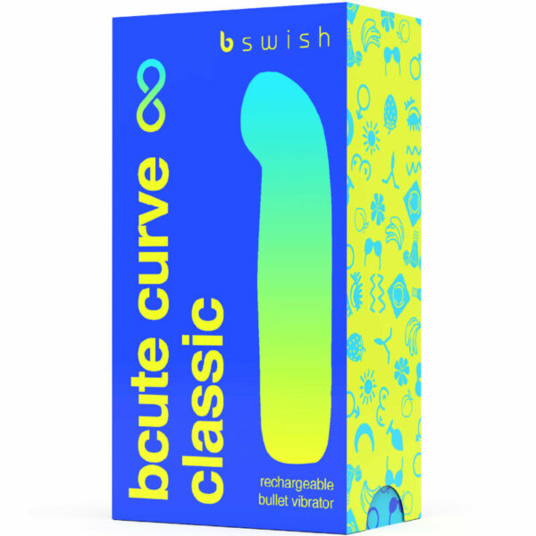 B SWISH - BCUTE CURVE INFINITE CLASSIC VIBRADOR RECARGABLE SILICONA AZUL - Image 4