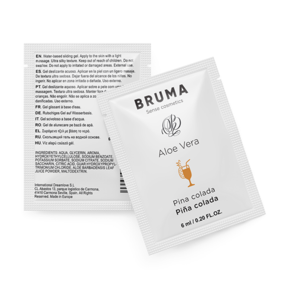 BRUMA - GEL DESLIZANTE DE ALOE VERA SABOR PINA COLADA 6 ML - Image 5