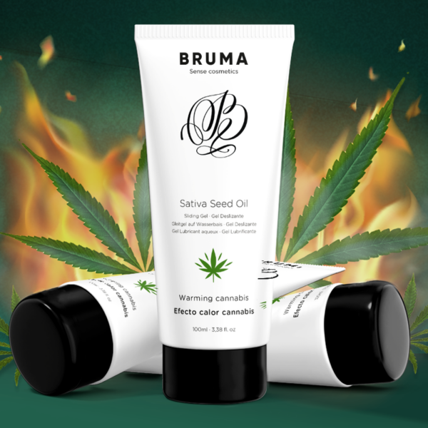 BRUMA - SATIVA SEED OIL SLIDING GEL AQUECEDOR SABOR CANNABIS 100 ML - Image 6