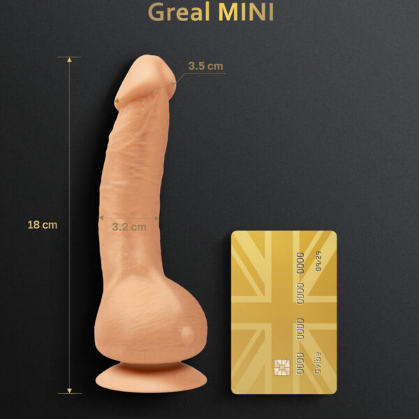 GVIBE - GREAL MINI DILDO VIBRADOR DE SILICONE CARNE - Image 2