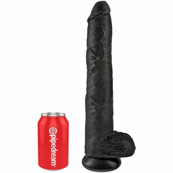 KING COCK - PÊNIS REALÍSTICO COM BOLAS 30,5 CM PRETO - Image 5