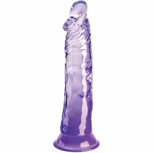 KING COCK CLEAR - PÊNIS REALISTA 19,7 CM ROXO