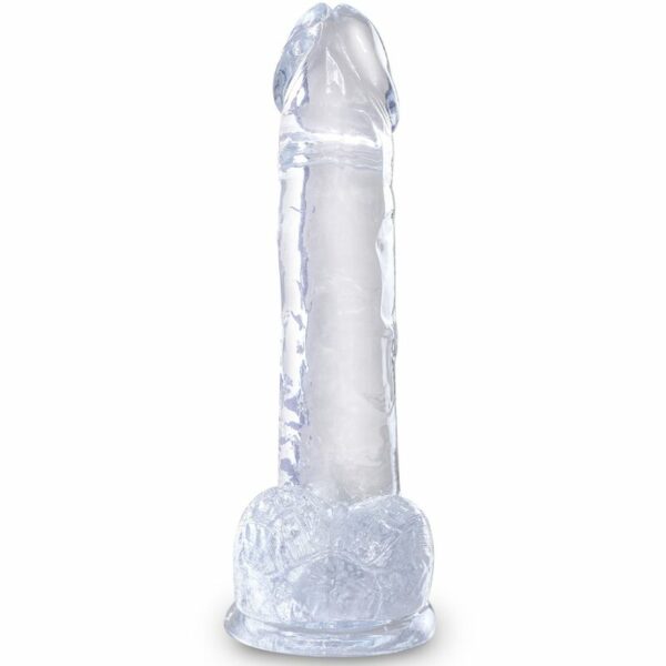 KING COCK CLEAR - PÊNIS REALISTA COM BOLAS 15,2 CM TRANSPARENTE - Image 2