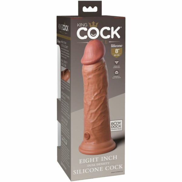 KING COCK ELITE - DILDO DE SILICONE REALISTA 20,3 CM CANDY - Image 6