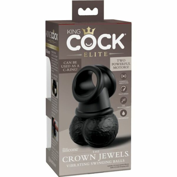 KING COCK ELITE - ANEL VIBRATÓRIO DE TESTÍCULOS DE SILICONE - Image 8