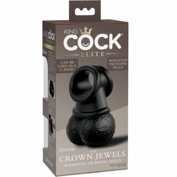 KING COCK ELITE - ANEL COM TESTÍCULOS DE SILICONE - Image 8