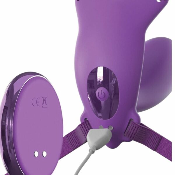 FANTASY FOR HER - ARNÊS DE BORBOLETA G-SPOT COM VIBRADOR, RECARREGÁVEL E CONTROLE REMOTO VIOLETA - Image 3