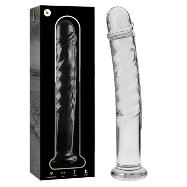 NEBULA SERIES BY IBIZA - MODELO 16 DILDO VIDRO BOROSILICADO 18,5 X 3 CM - Image 2