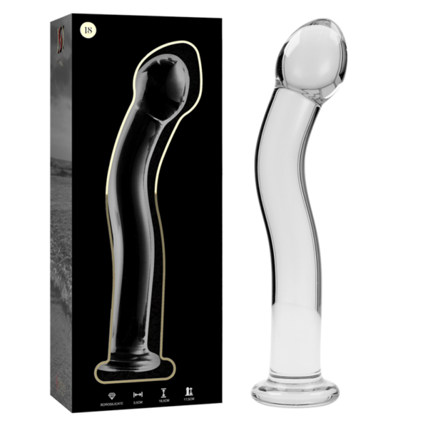 ÉRIE NEBULA BY IBIZA - MODELO 18 DILDO VIDRO BOROSILICADO 18,5 X 3,5 CM - Image 2