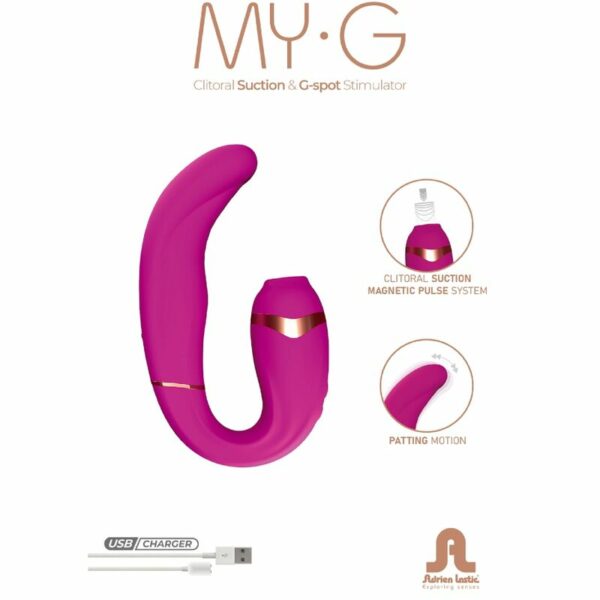 ADRIEN LASTIC - MY·G SUCKER DE CLITÓRIS E ESTIMULADOR DE PONTO G ROSA - Image 6