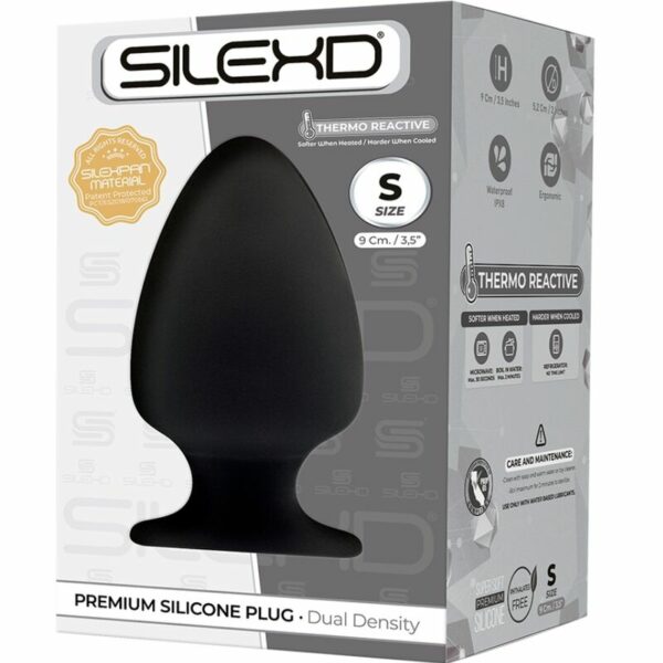 SILEXD - MODELO 1 PLUG ANAL PREMIUM SILEXPAN SILICONE PREMIUM TERMOREATIVO TAMANHO S - Image 2