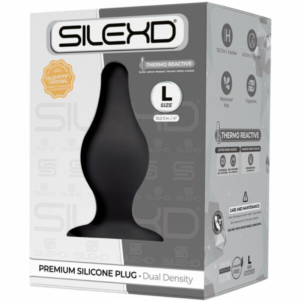 SILEXD - MODELO 2 PLUG ANAL PREMIUM SILEXPAN SILICONE PREMIUM TERMOREATIVO TAMANHO L - Image 2