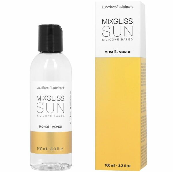 MIXGLISS - LUBRIFICANTE À BASE DE SILICONE AROMA MONOI 100ML