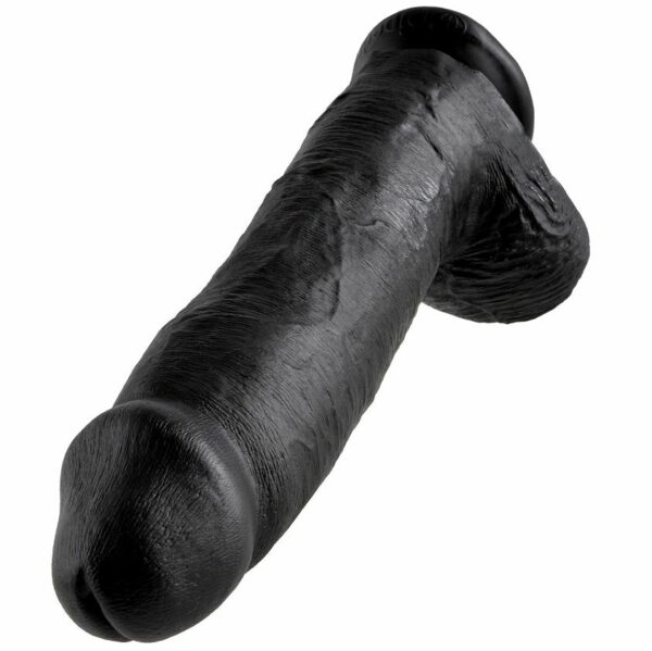 KING COCK 12" GALO PRETO COM BOLAS 30,48 CM - Image 2