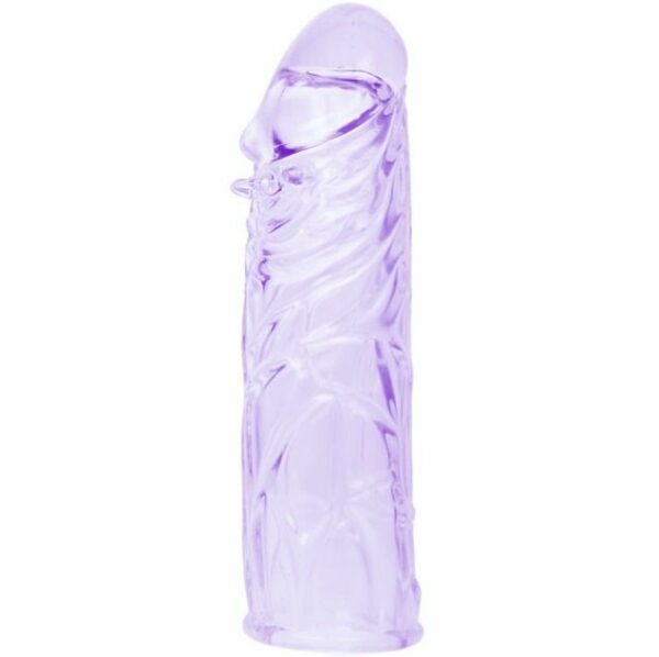 FUNDA LILA PARA EL PENE EN SILICONA ADAPTABLE 13CM - Image 8