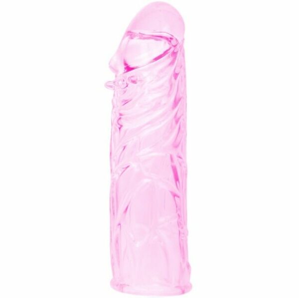 FUNDA ROSA  PENE SILICONA ESTIMULANTE 13CM - Image 7