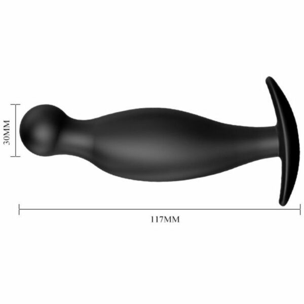 PRETTY LOVE PLUG ANAL SILICONA 11.7 CM NEGRO - Image 4