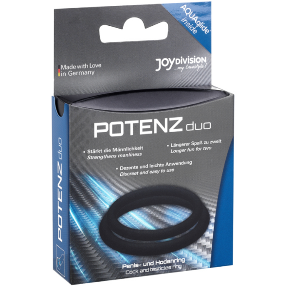 POTENZ DUO ANÉIS PRETO - M - Image 2