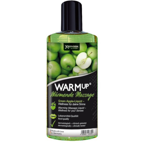 AQUAGLIDE - ÓLEO DE MASSAGEM MAÇÃ VERDE WARMUP - 150 ML