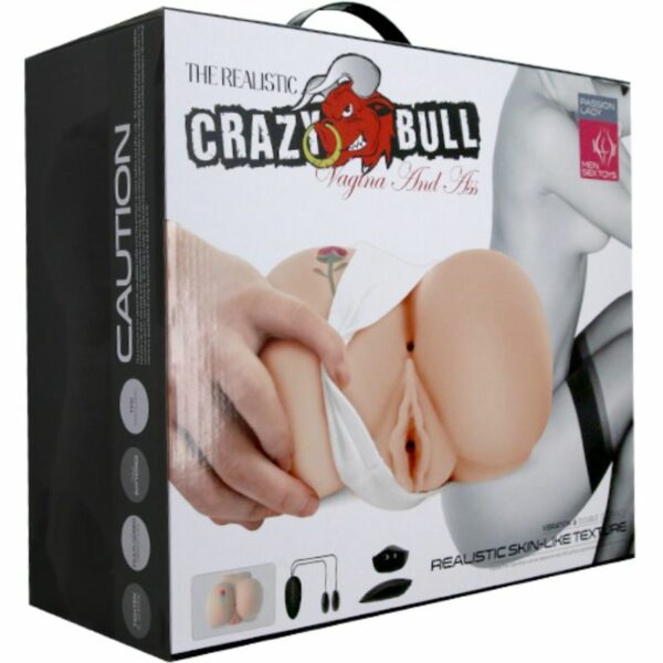 CRAZY BULL - ÂNUS E VAGINA REALÍSTICOS COM TATOO E VIBRAÇÃO - Image 11