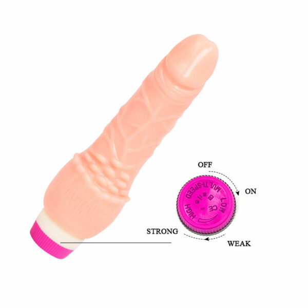 BAILE WAVES OF PLEASURE REALISTIC VIBRATING 19.5CM - Image 6