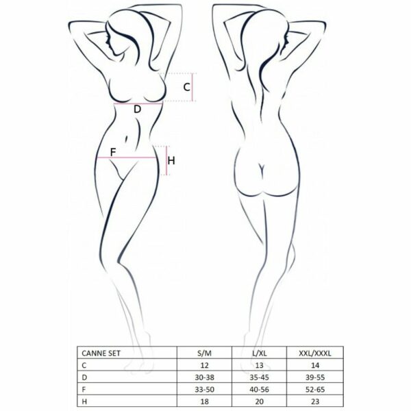 PASSION WOMAN CANNE SET  SIZE - Image 3