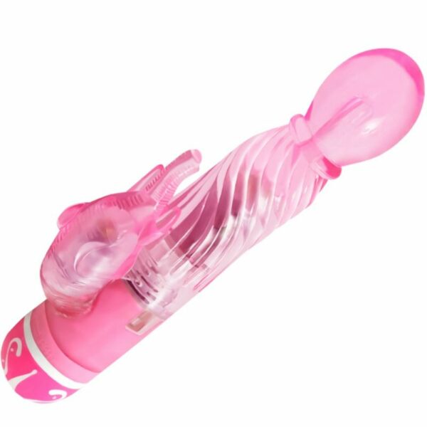 BAILE VIBRADOR MULTIVELOCIDAD CON ESTIMULADOR ROSA - Image 2