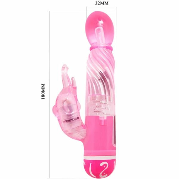 BAILE VIBRADOR MULTIVELOCIDAD CON ESTIMULADOR ROSA - Image 5