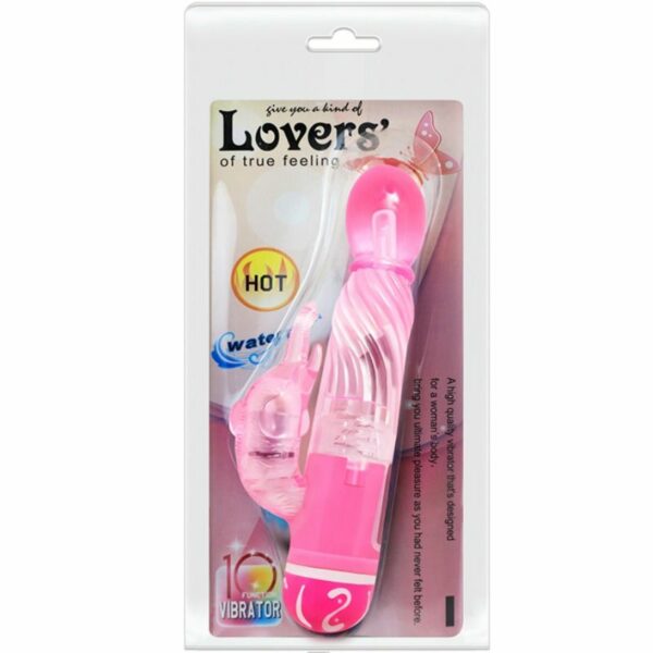 BAILE VIBRADOR MULTIVELOCIDAD CON ESTIMULADOR ROSA - Image 9