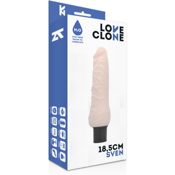 LOVECLONE SVEN AUTO-LUBRIFICAÇÃO VIBRADOR 18,5 CM - Image 3