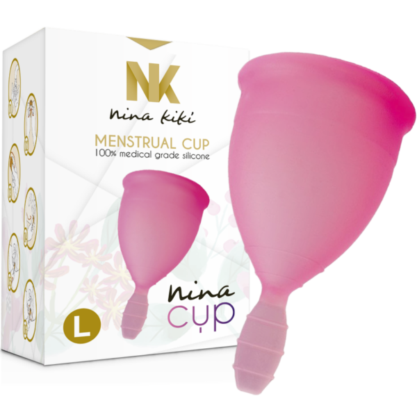 NINA CUP MENSTRUAL CUP TAMANHO L ROSA - Image 8