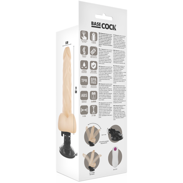 BASECOCK - VIBRADOR ARTICULÁVEL CONTROLE REMOTO  21 CM - Image 4