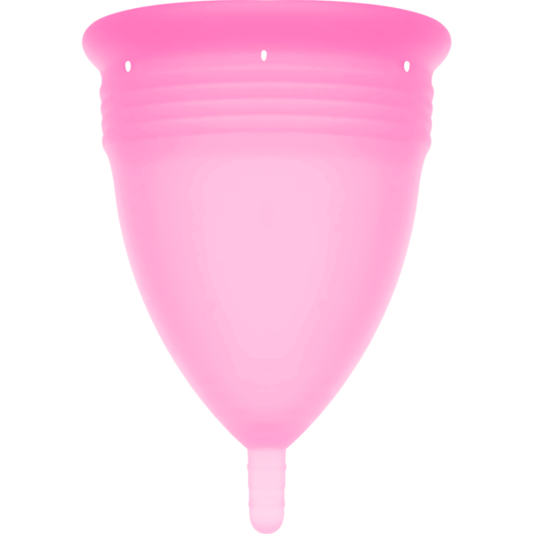 COPA MENSTRUAL STERCUP TAMANHO L ROSA COR SILICONE FDA - Image 2