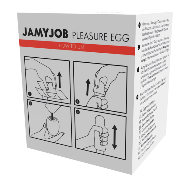 JAMYJOB EGG MASTURBATOR RED EDITION DISCRETT - Image 11