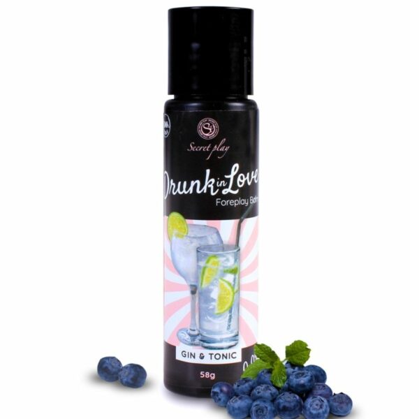 SECRETPLAY - BÊBADO NO AMOR LUBRIFICANTE GIN&TONIC 60 ML