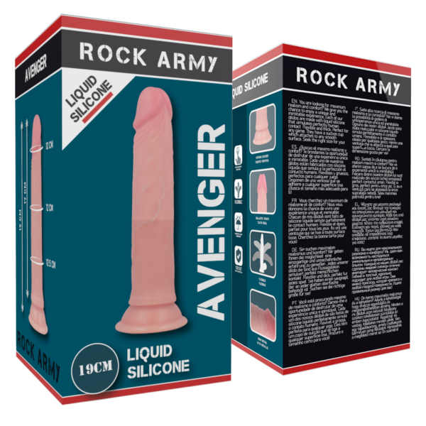 ROCKARMY - LIQUID SILICONE PREMIUM AVENGER REALISTIC 19CM - Image 6