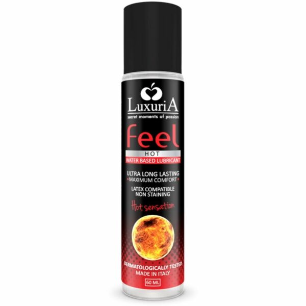 LUXURIA FEEL HOT SENSATION LUBRIFICANTE À BASE DE ÁGUA 60 ML