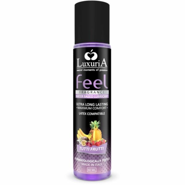 LUXURIA FEEL TUTTI FRUTI LUBRIFICANTE À BASE DE ÁGUA 60 ML