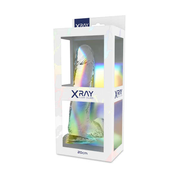 XRAY CLEAR DILDO REALISTA TRANSPARENTE 20CM X 4.5CM - Image 7