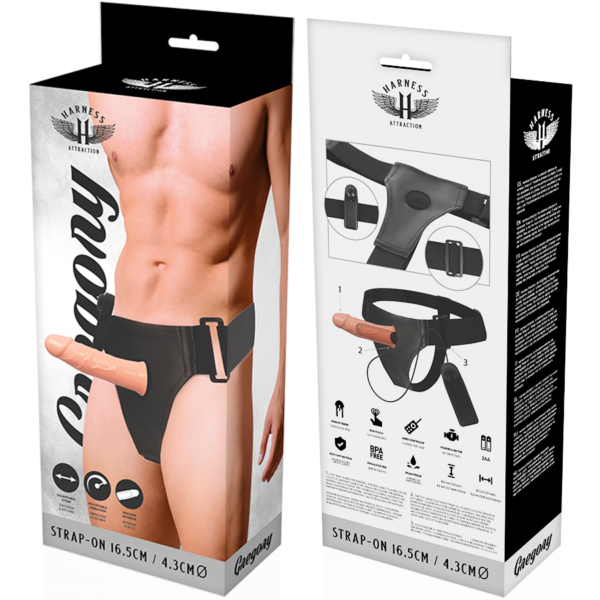 HARNESS ATTRACTION - GREGORY HOLLOW RNES COM VIBRADOR 16,5 X 4,3CM - Image 7