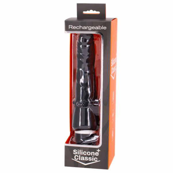 SEVENCRAÇÕES RECARREGÁVEIS VIBRADOR PRETO 7V 20CM - Image 2