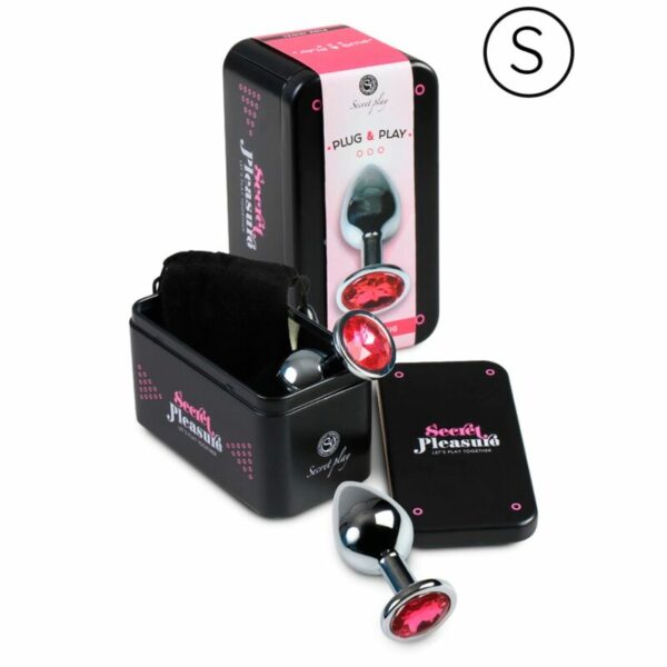 SECRETPLAY - PLUG ANAL ALUMINIUM FUCHSIA 7 CM - Image 2