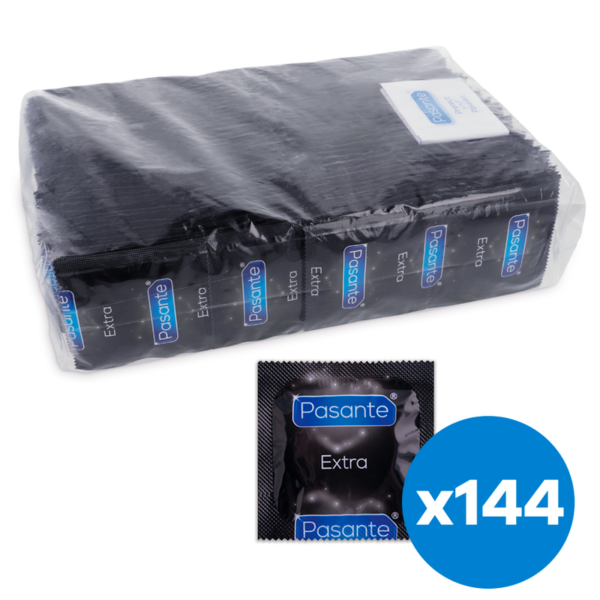 PASANTE CONDOMS EXTRA 144 UNIDADES